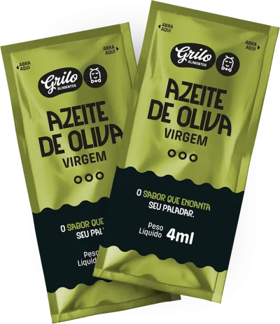 Dois sachês de Azeite de Oliva Virgem Grilo