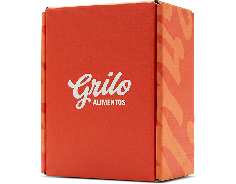 Caixa de produtos Grilo Alimentos
